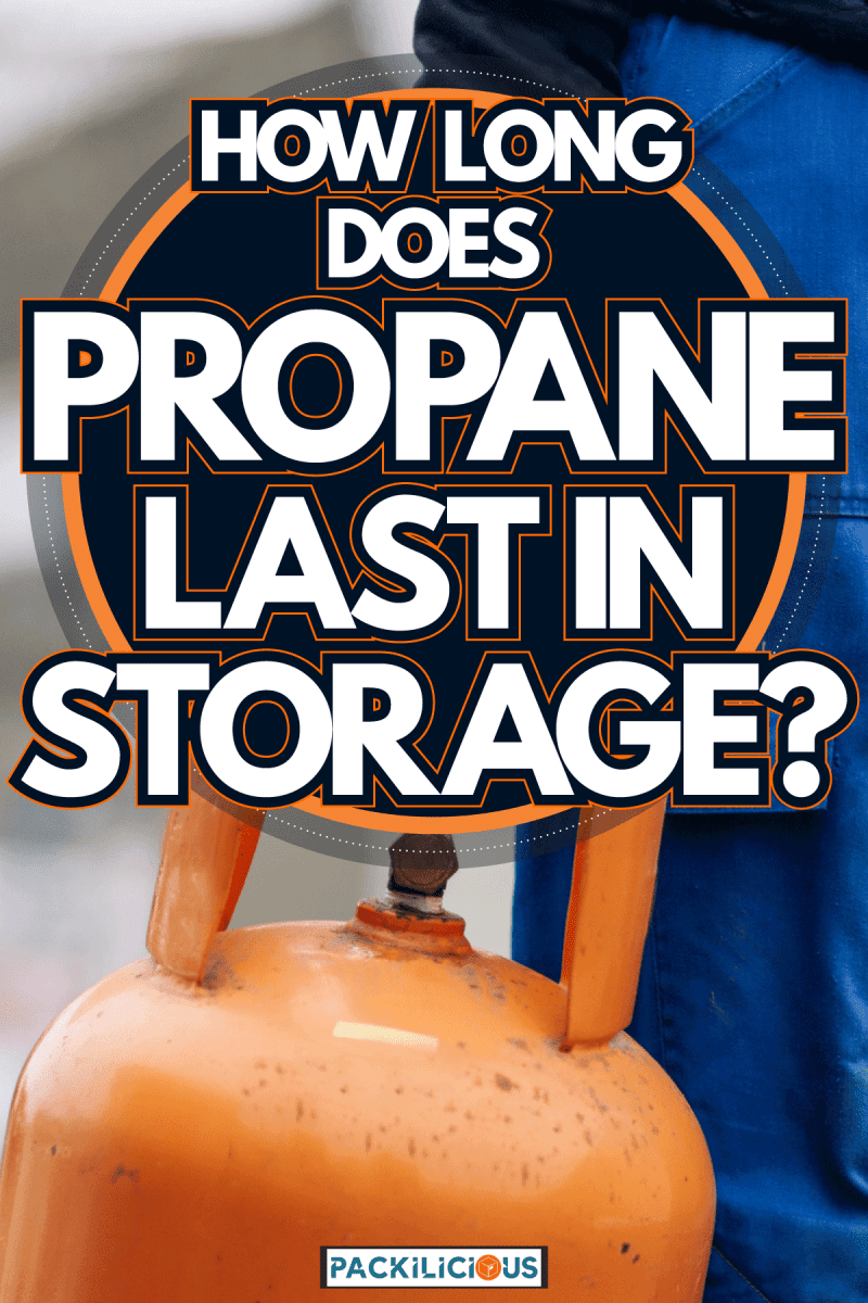 LPG gas bottle at gas station, How Long Does Propane Last In Storage?