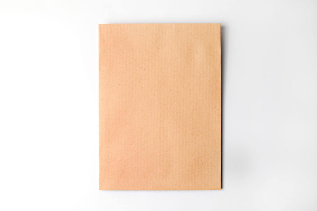 Brown envelope front