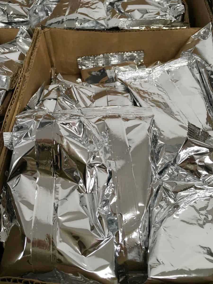 Mylar packaging containers
