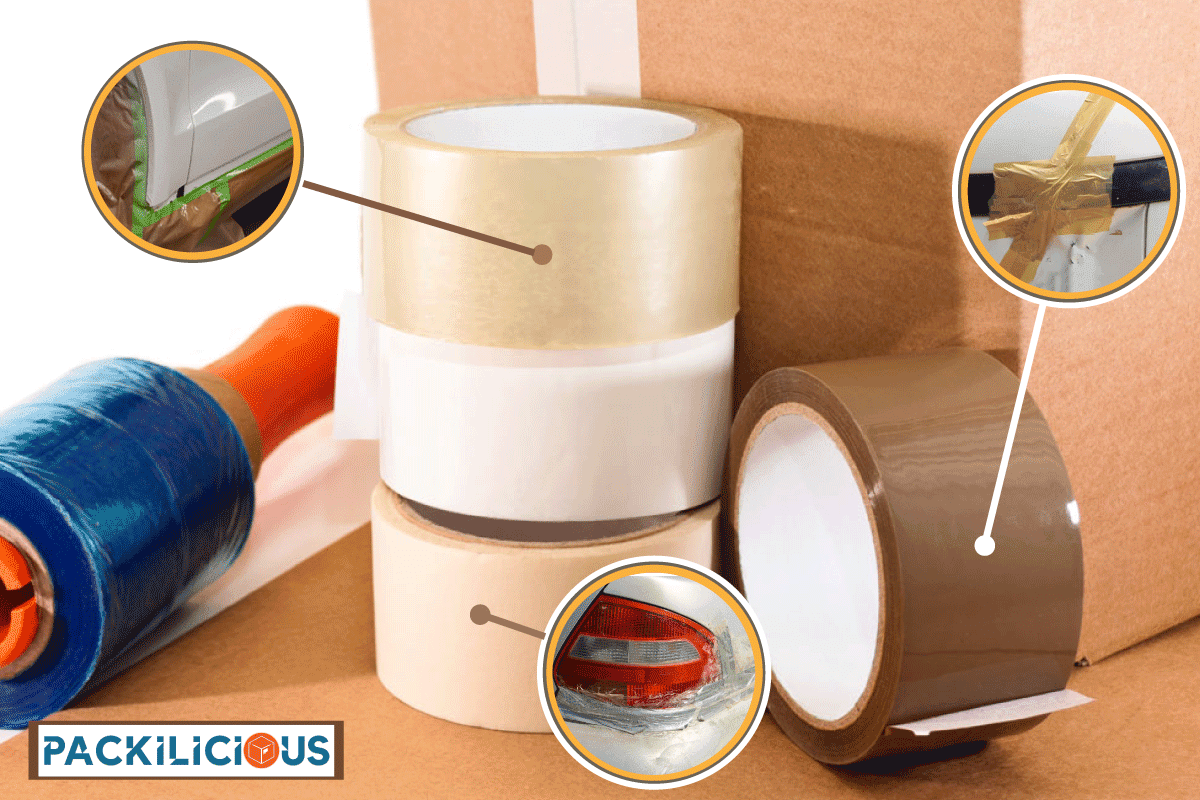 adhesive tapes, Will Packing Tape Damage Car Paint?