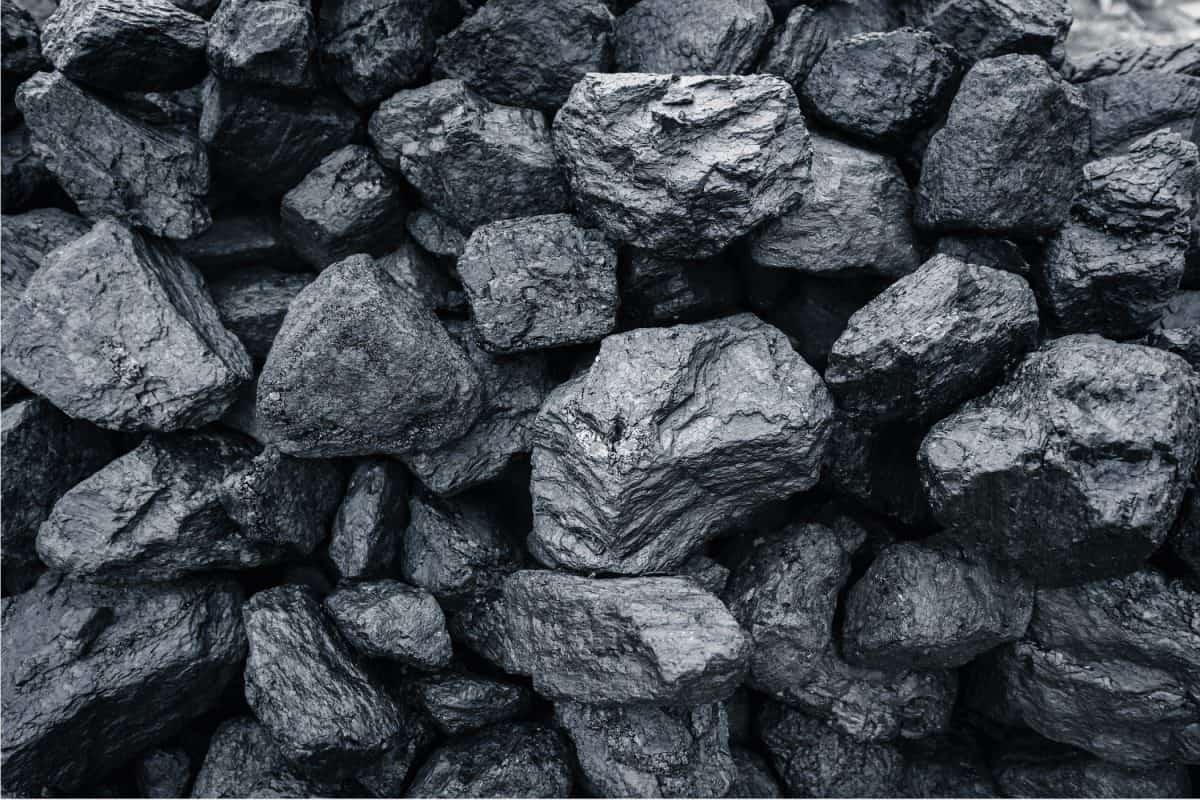 black charcoal close up photo