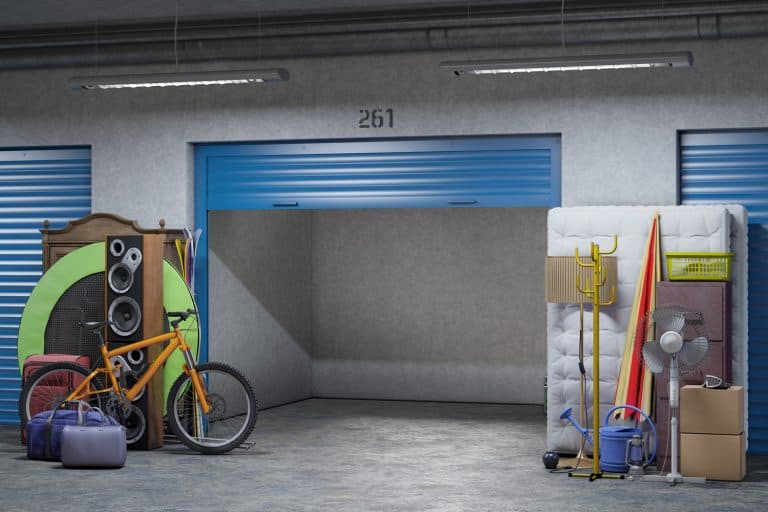 self storage unit with open doors - Do Self Storage Units Have Electricity