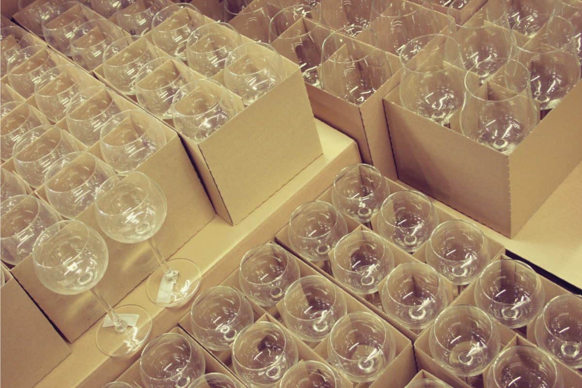 wholesale of wine glasses in boxes