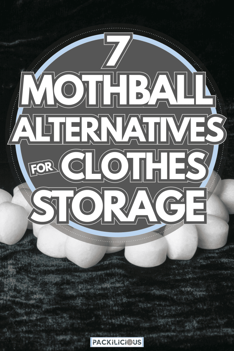 White naphthalene balls on black velvet, 7 Mothball Alternatives For Clothes Storage