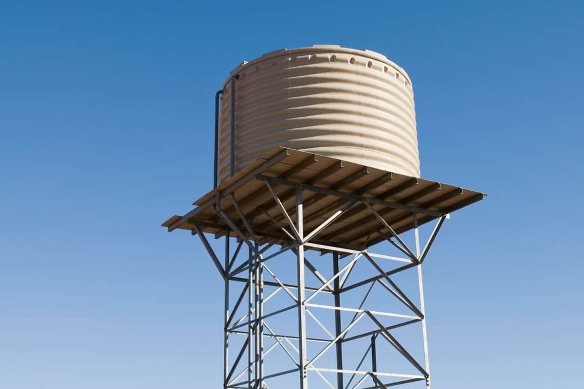 A huge water tank for a small family