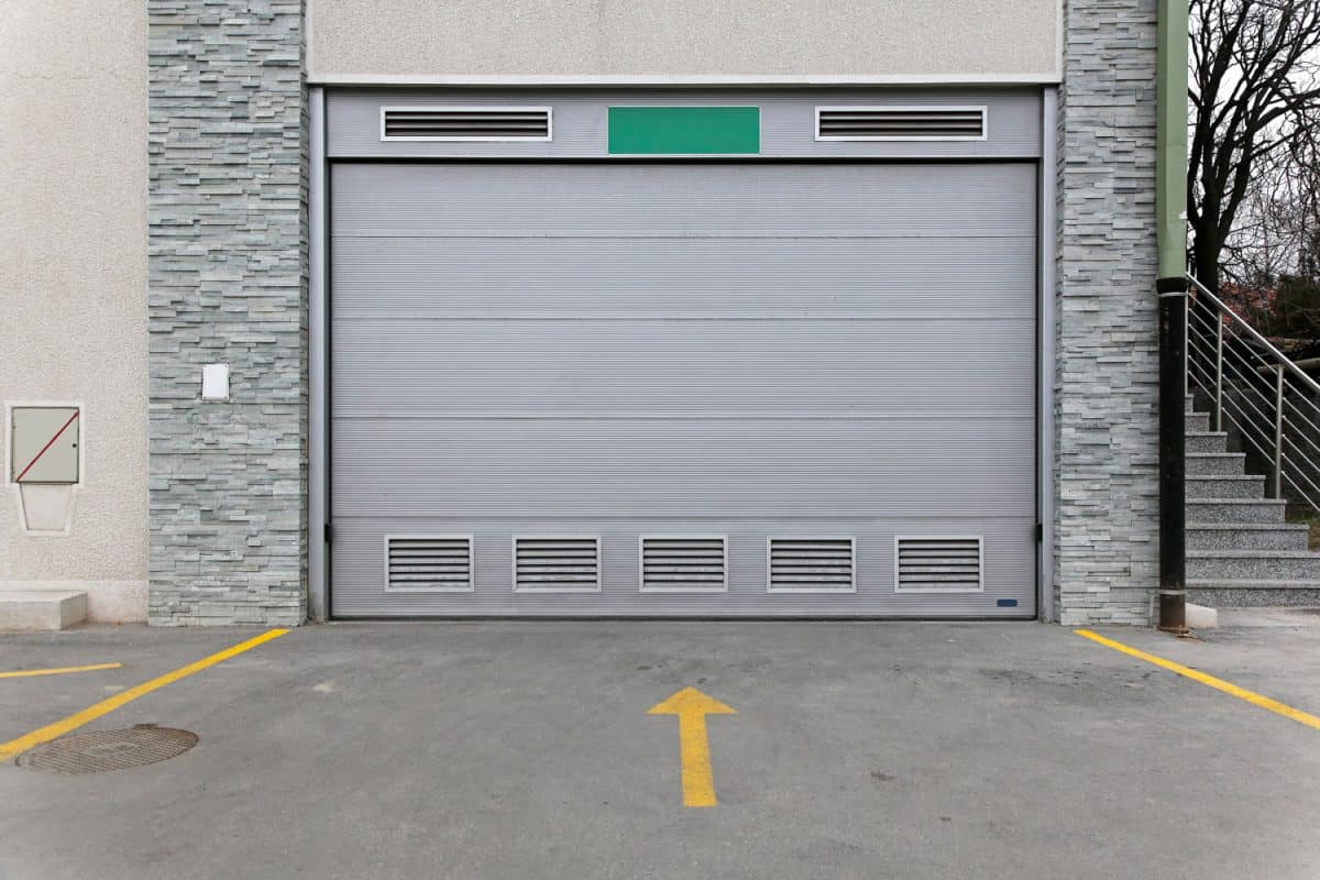 A reinforce garage door