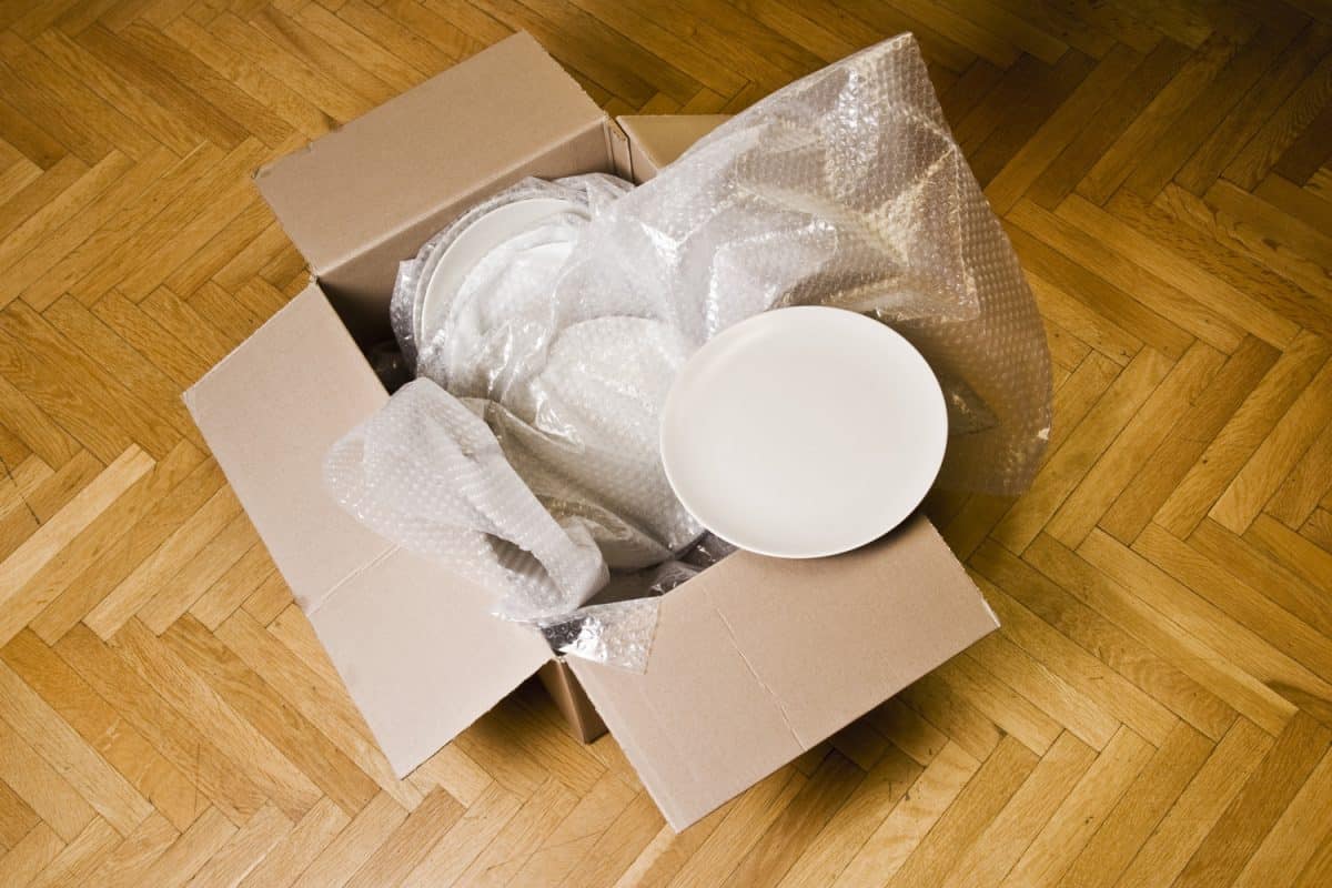 Dinner Plates Packed in Box
