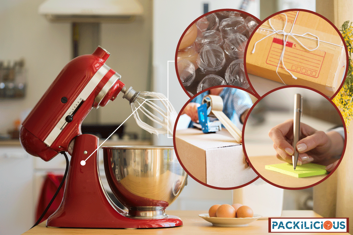 red stand mixer mixing cream, How To Ship A Kitchen Aid Mixer