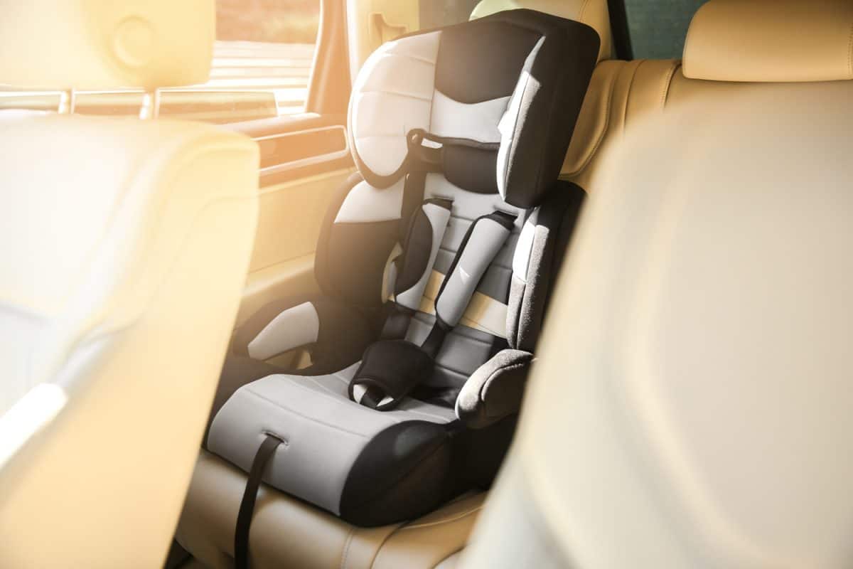 Safety seat for baby in car
