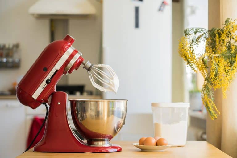 red stand mixer mixing cream, How To Ship A Kitchen Aid Mixer